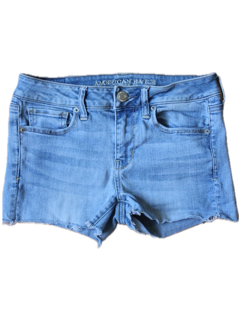 American Eagle Outfitters Piper Light Blue Denim Women’s Shorts Size 4 Short
